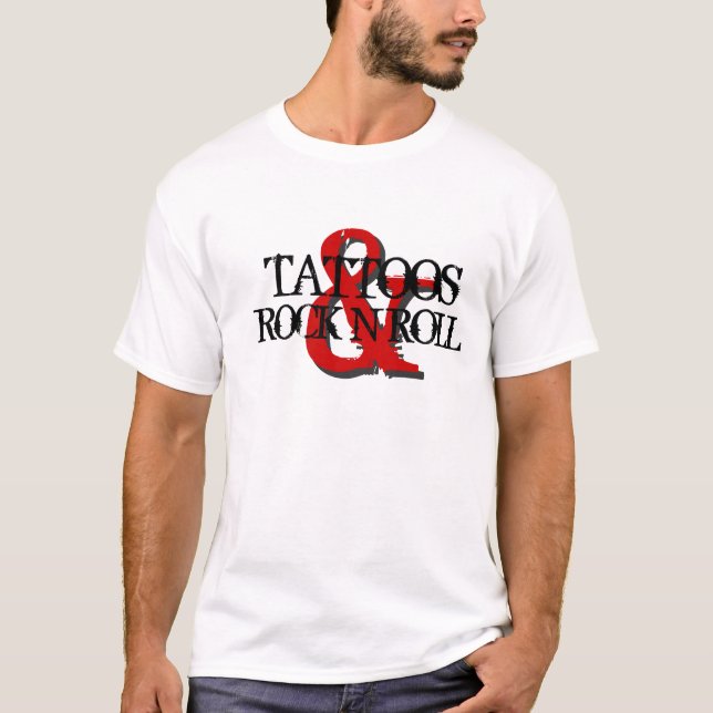 Camiseta Tattoos & Rock N Roll (Frente)