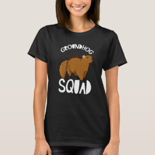 Camiseta Tatu-bola Marmota-roedora Marmota Animal Esquilos-