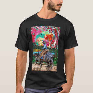 Camiseta Tatu Cowboy Pôr do Sol Lago Falcão Falcão Surreal
