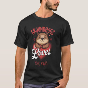 Camiseta Tatu Gosta de Caminhadas Longas - Design Fofo