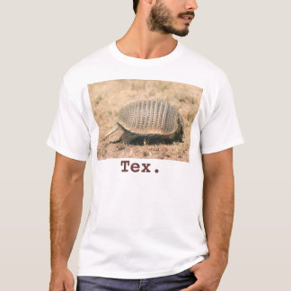 Camiseta tatu, Tex.