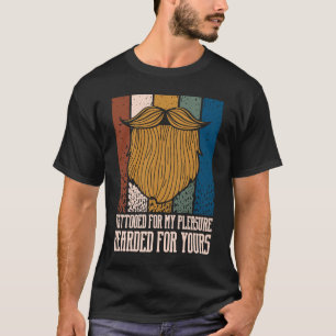 Camiseta Tatuado pelo meu prazer barbudo pela sua barba