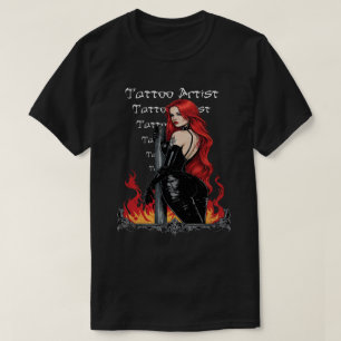 Camiseta Tatuagem Arte Corporal Que Compra Vestuário De Par