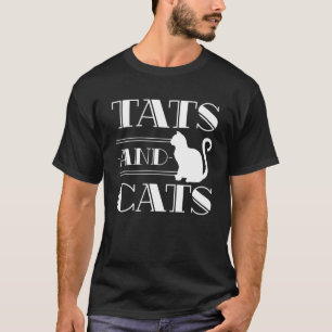Camiseta Tatuagem Artista Incluso Gato Lady Kitten Engraça