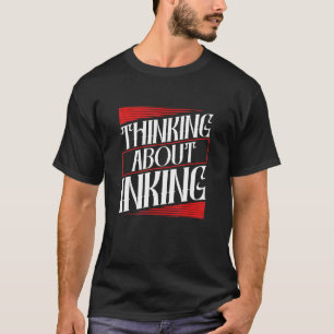 Camiseta Tatuagem Artista Pensando Em Tinta 1