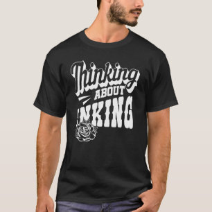 Camiseta Tatuagem Artista Pensando Em Tinta 3