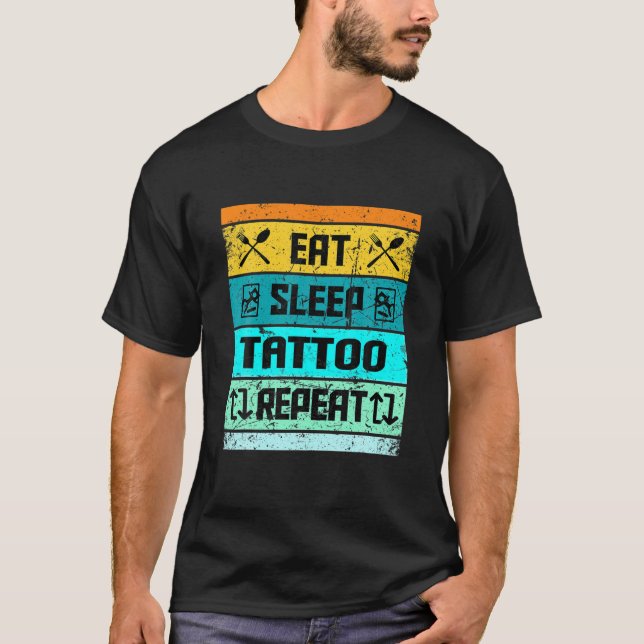 Camiseta Tatuagem Artista Tatuagem Lover Engraçado Tatuador (Frente)