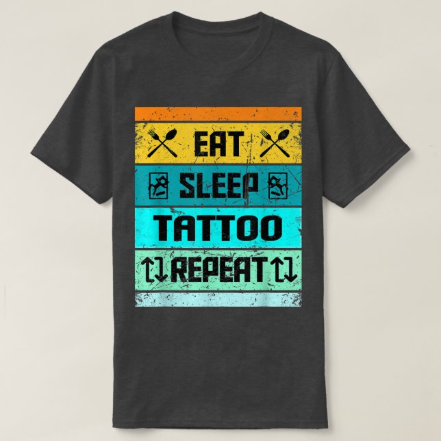 Camiseta Tatuagem Artista Tatuagem Lover Tatuador Engraçado (Frente do Design)