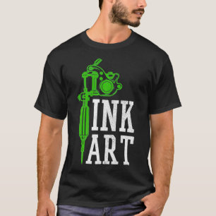 Camiseta Tatuagem Artista Tatuagem Tatuagem Arte Tatuagem A