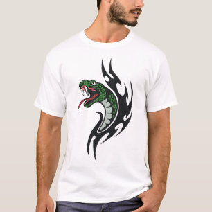 Camiseta tatuagem cobra