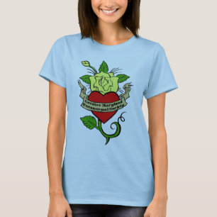 Camiseta tatuagem cor-de-rosa dos gmps