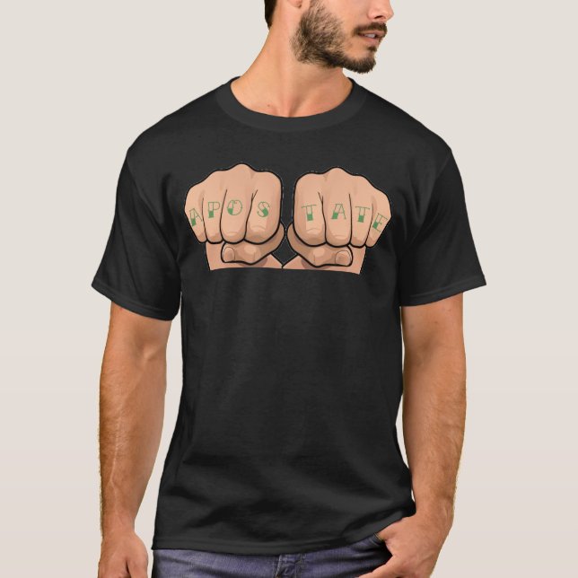 Camiseta Tatuagem da apostata (Frente)