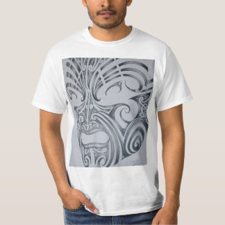 Camiseta Tatuagem da cara de Ta Moko.maori