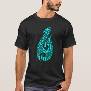 Camiseta Tatuagem de anzol de peixe Maori da Polinésia Hei
