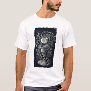 Camiseta Tatuagem de astronauta de mão - Camisa-T