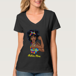 Camiseta Tatuagem de conscientização da mãe autista mulher 