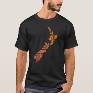 Camiseta Tatuagem de Cultura Nova Zelândia Polinésia Tribal