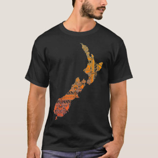 Camiseta Tatuagem de Cultura Nova Zelândia Polinésia Tribal