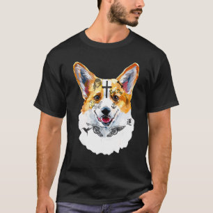 Camiseta Tatuagem de Música Rap Eu Amo o Rosto do Meu Corgi