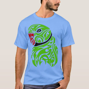 Camiseta Tatuagem de papagaio-do-pescoço