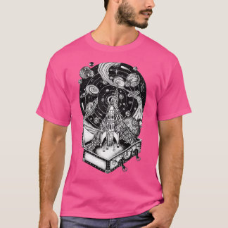Camiseta Tatuagem de Viagem de Espaço