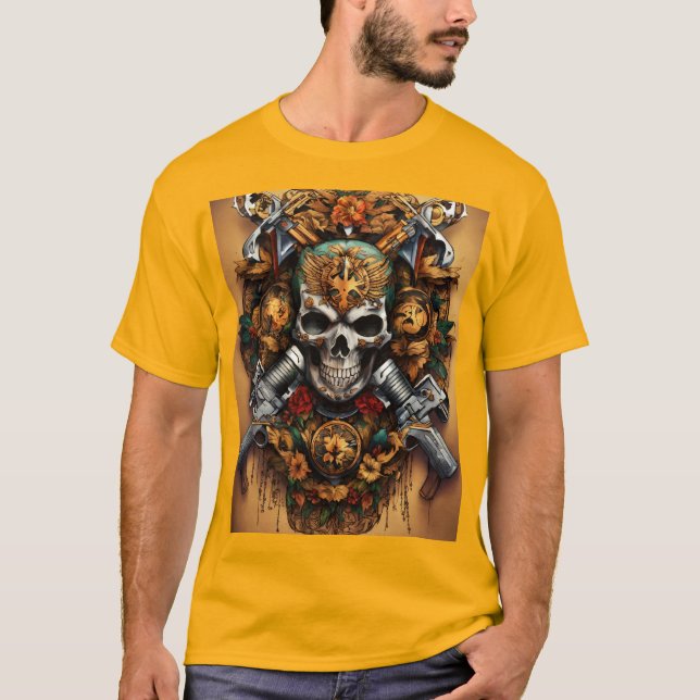 Camiseta Tatuagem - Design para homens (Frente)