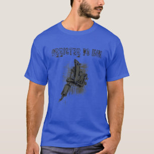 Camiseta Tatuagem Dizendo, Viciado Em Tinta, Tatuagem, Nova