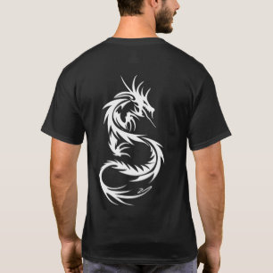 Camiseta Tatuagem do Dragão Trending Style T-Shirt