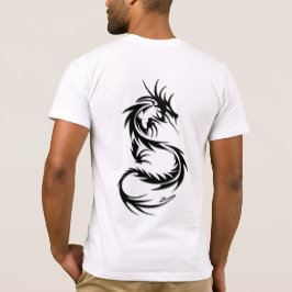 Camiseta Tatuagem do Dragão Trending Style T-Shirt
