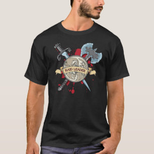 Camiseta Tatuagem do LÍDER do RAID - espada, machado, e