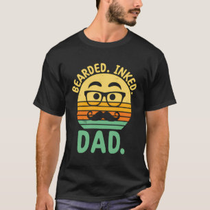 Camiseta Tatuagem do Pai Tatuagem com Mão-de-Obra