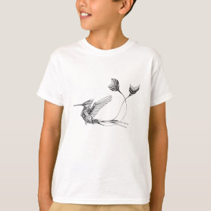 Camiseta Tatuagem do pássaro de Psychedlic
