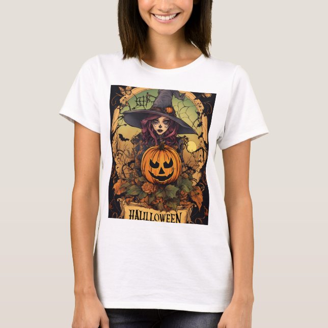 Camiseta Tatuagem estilo Halloween (Frente)