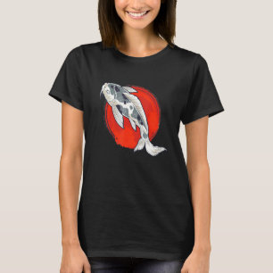 Camiseta Tatuagem Japonesa Dragão Koi Carp Japão Peixe Urba