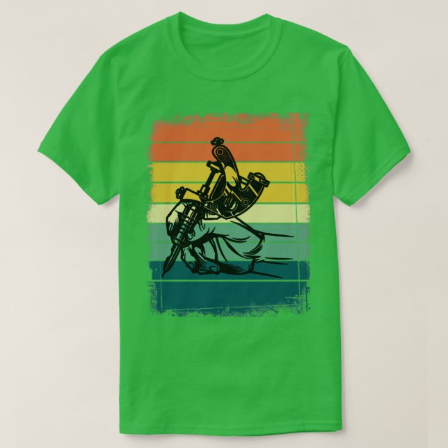 Camiseta Tatuagem Machine Ink (Frente do Design)