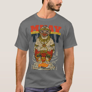 Camiseta Tatuagem Muay Thai Hanuman A Arte dos Oito Membros