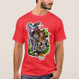 Camiseta Tatuagem Neo Tritonal Tiger Cobra