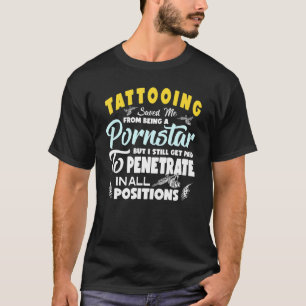 Camiseta Tatuagem Orquestra e Tatuador Dizendo Tatuagem