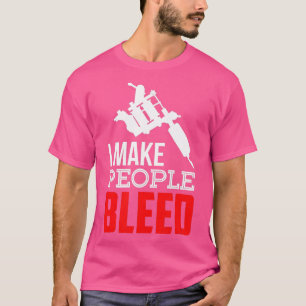 Camiseta Tatuagem Tatuada Eu Faço Tatuagem De Pessoas Sanga