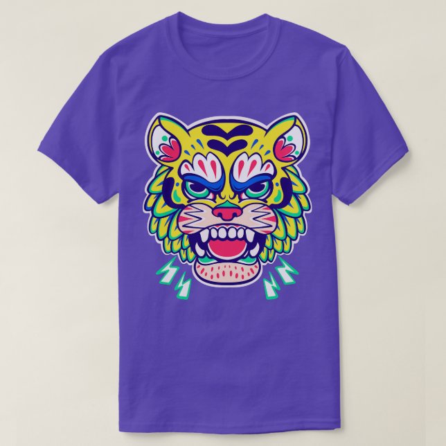 Camiseta Tatuagem Tiger Face (Frente do Design)