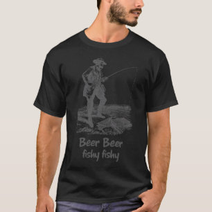 Camiseta Tatuagem Tradicional de Peixe Saltando - Clássico