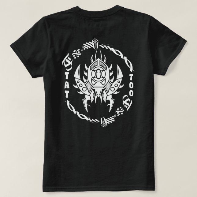 Camiseta Tatuagem Tribal (Verso do Design)