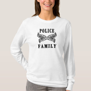 Camiseta Tatuagens de uma família da polícia