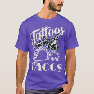 Camiseta Tatuagens E Tacos Vintage Tattoo Design