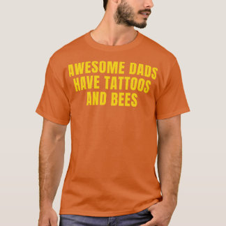 Camiseta Tatuagens Engraçadas Do Pai De Apicultura