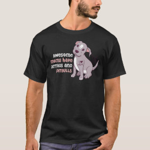 Camiseta Tatuagens Mães E Pitbulls Engraçados