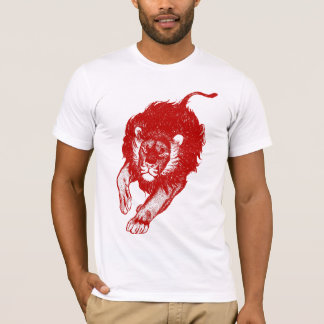 Camiseta Tau do t-shirt dos leões (vermelho)