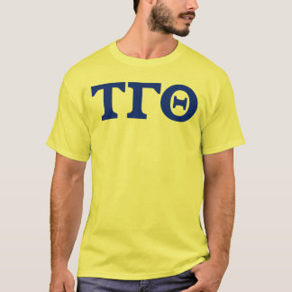 Camiseta Tau Gamma Theta Letters T-Shirt - Amarelo
