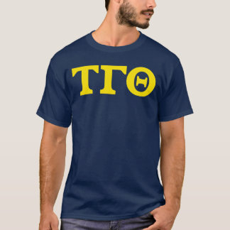 Camiseta Tau Gamma Theta Letters T-Shirt - Marinho