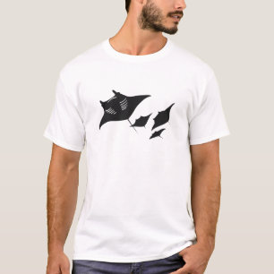 Camiseta taucher mantarochen manta ray scuba diving